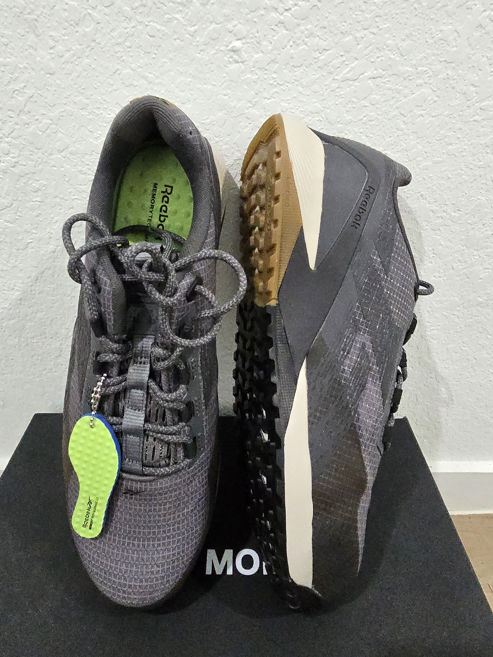 Reebok Unisex Nano X1 Adventure Composite Toe Shoes - Gray/Black - Picture 4 of 7
